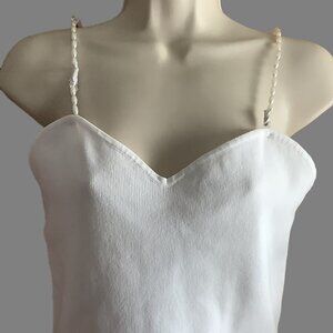 NWT Bailey 44 Halter Top with Pearl Straps Size: Medium